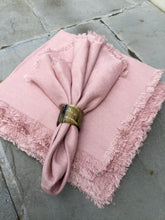 Napkins, Mushroom Pink Stonewashed (Set of 8) 100% Linen