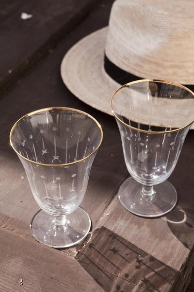 Footed Glasses - Set of 4