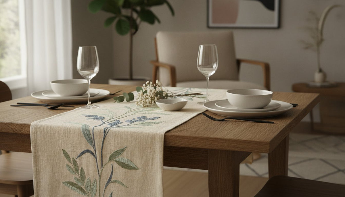 2026 Guide: Artistry in Embroidered Table Linens
