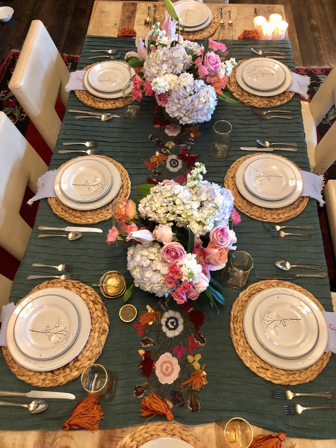 Beautiful Floral Table Topper