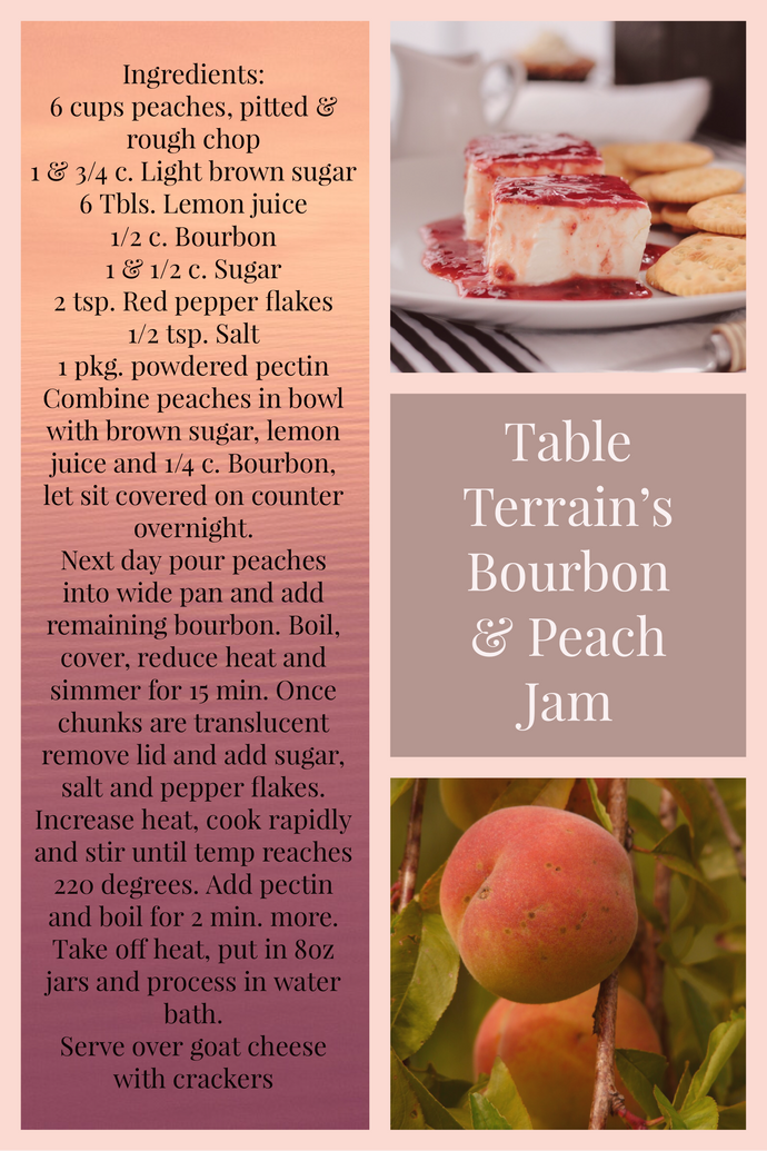 Bourbon and Peach Jam