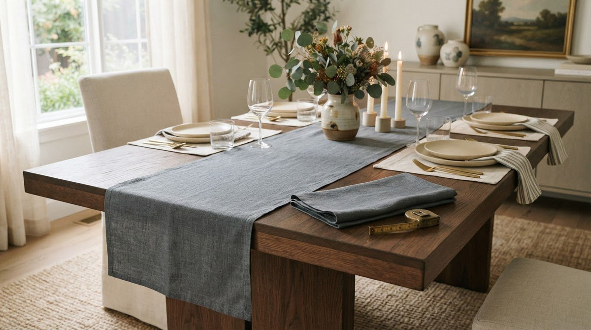 How to Choose the Right Size Table Runner for Any Table