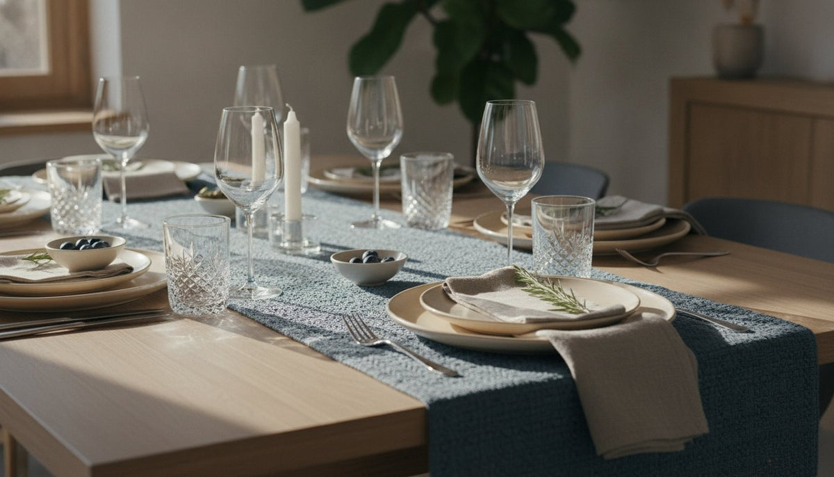 How to Combine Linens and Glassware for a Professional Tablescape