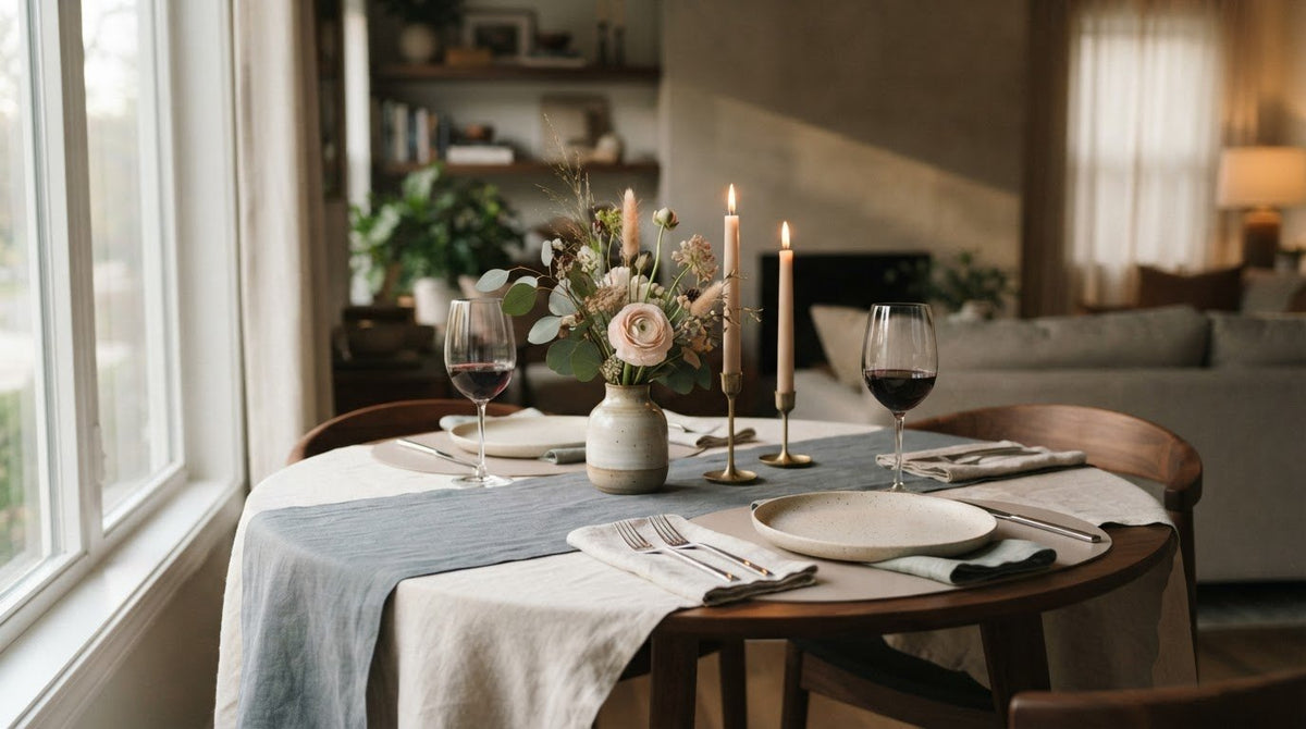 How to Create a Romantic Table Setting for Two at Home