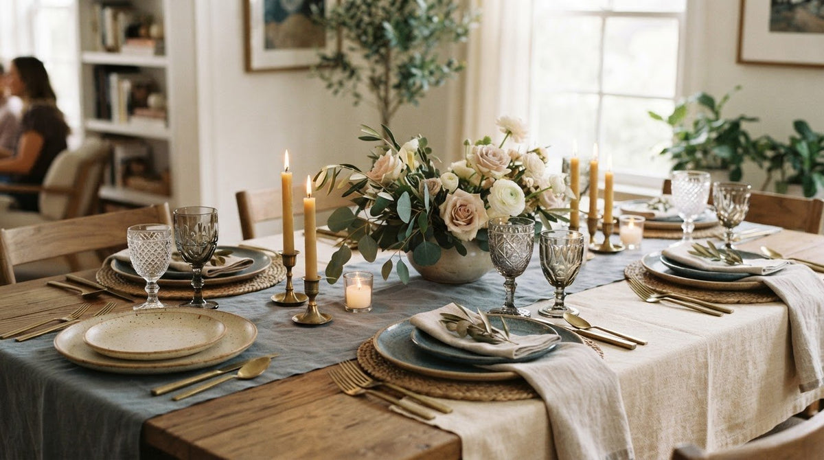 How to Make a Dinner Party Table Look Expensive