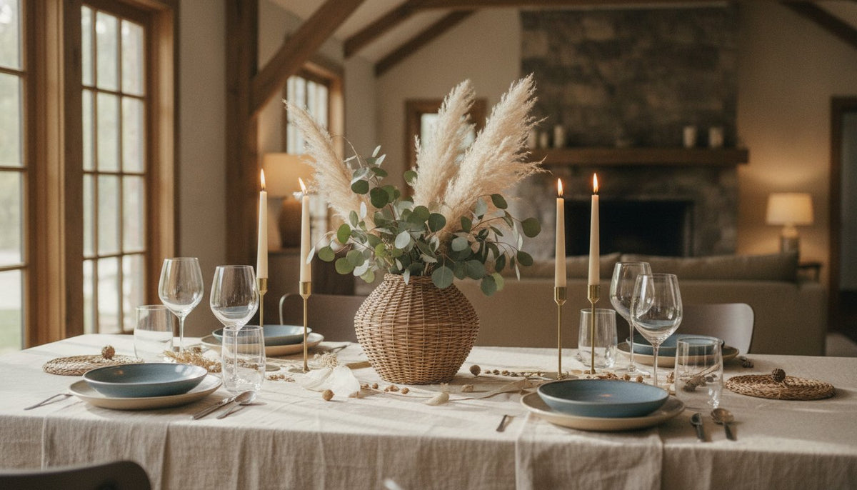 How to Style a Wicker Vase: Elevating Your Tablescape with Organic Texture