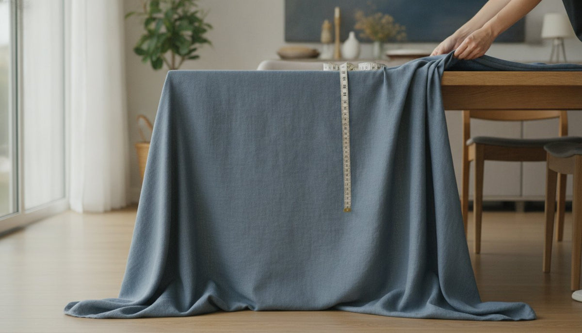 Tablecloth Size Guide: How to Measure for the Perfect Drape