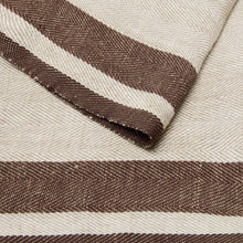 Gordes Natural & Choco Napkins 20x20 - Set of 4