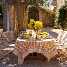 Provence Avignon Dijon & Blue Tablecloth: 71" x 142"