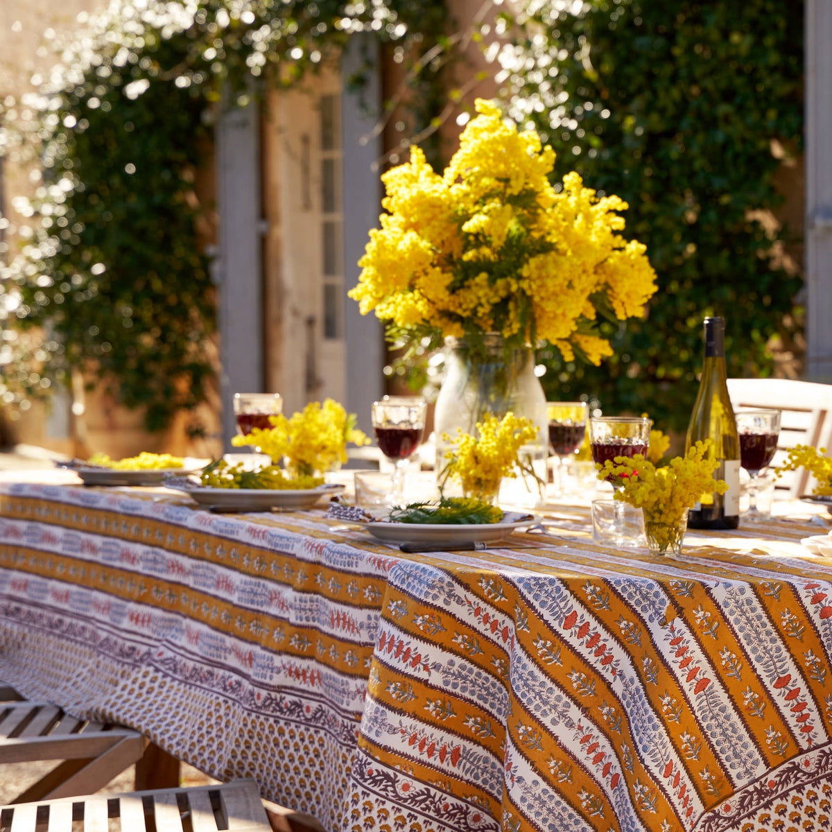 Tablecloth, Provence Avignon Dijon & Blue