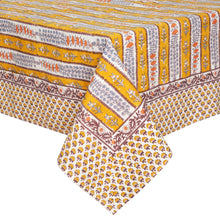 Provence Avignon Dijon & Blue Tablecloth: 71" x 128"