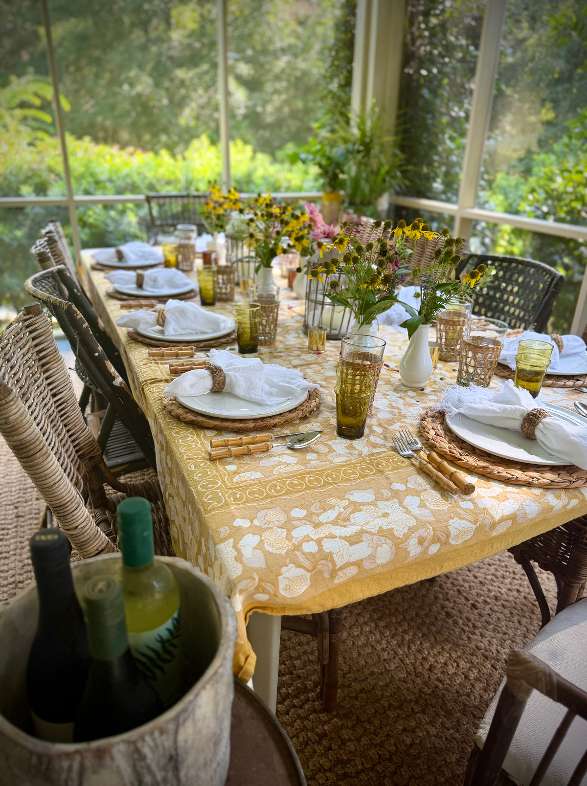 Tablecloths, Forest Harvest Mustard