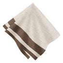 Napkins, Gordes Natural & Choco (Set of 4)