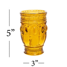 Goblets, Amber Stemless (Set of 6)