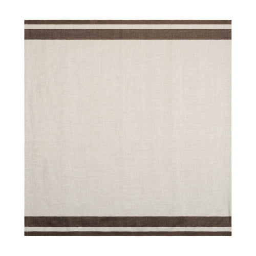 Tablecloth, Gordes Natural & Choco