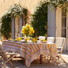 Provence Avignon Dijon & Blue Tablecloth: 71" x 142"