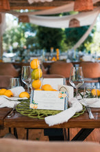 Rattan Placemat (Petal Green) Wicker Straw Charger Plate