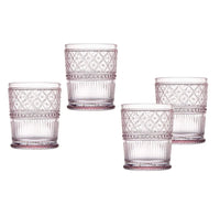 Goblets, Vintage Pink Tumblers (Set of 4)