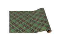 Runner, Green Plaid Paper 25’