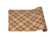 Runner, Brown Plaid Paper 25’