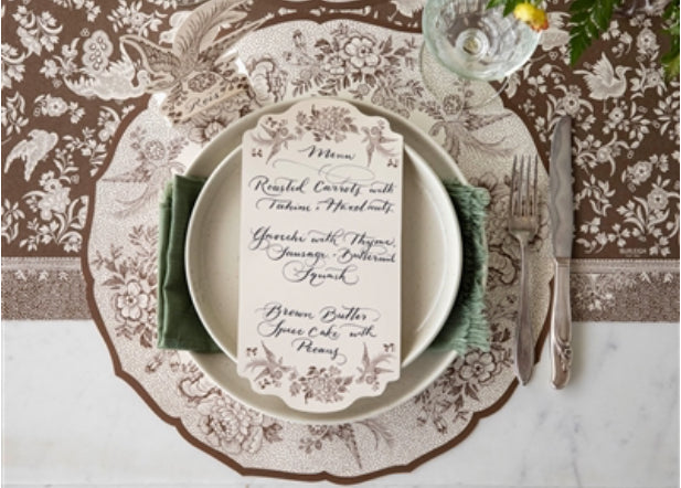 Placemats, Brown Pheasants (Set of 12)