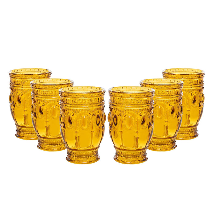 Goblets, Amber Stemless (Set of 6)
