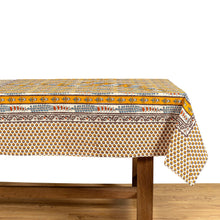 Provence Avignon Dijon & Blue Tablecloth: 71" x 142"