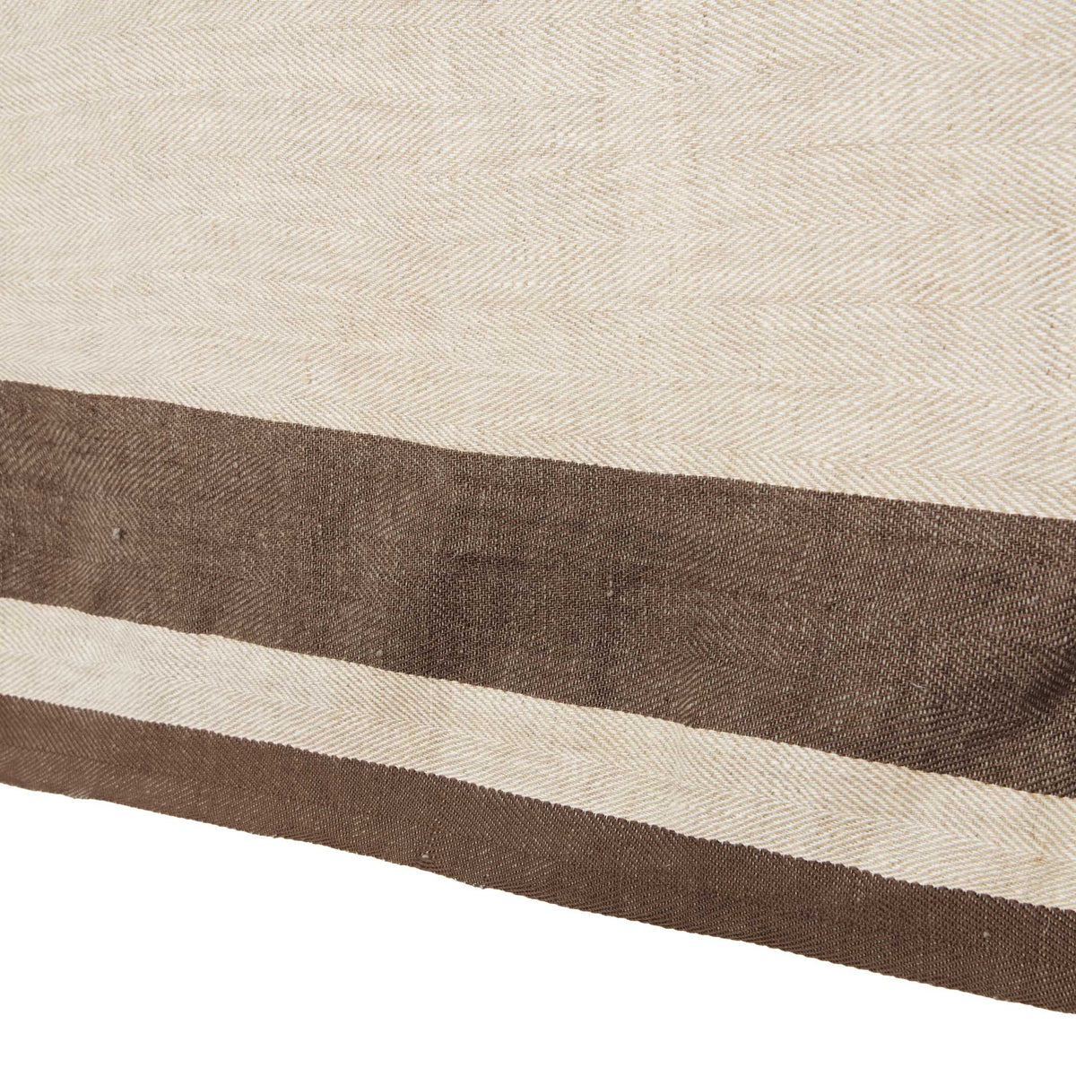 Tablecloth, Gordes Natural & Choco