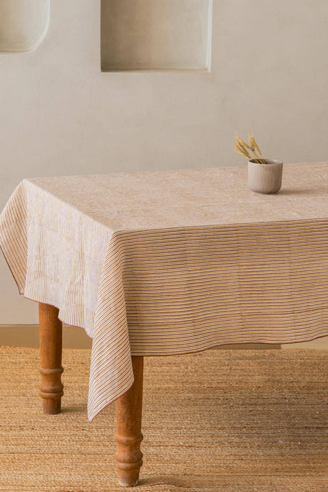 Linen Vasara Tablecloth: Vasara Yellow / 100