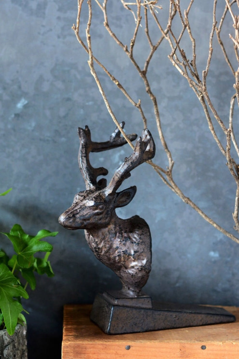 Cast Iron Buck Head