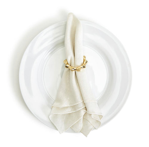 Napkin Ring, Bamboo Gold (Set of 4)