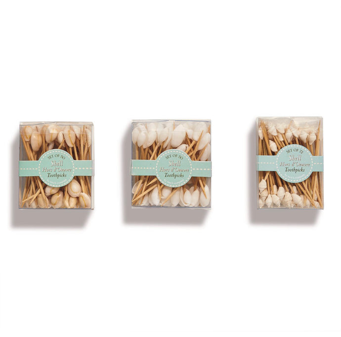 Toothpicks, Seashell (Pack of 50-75)