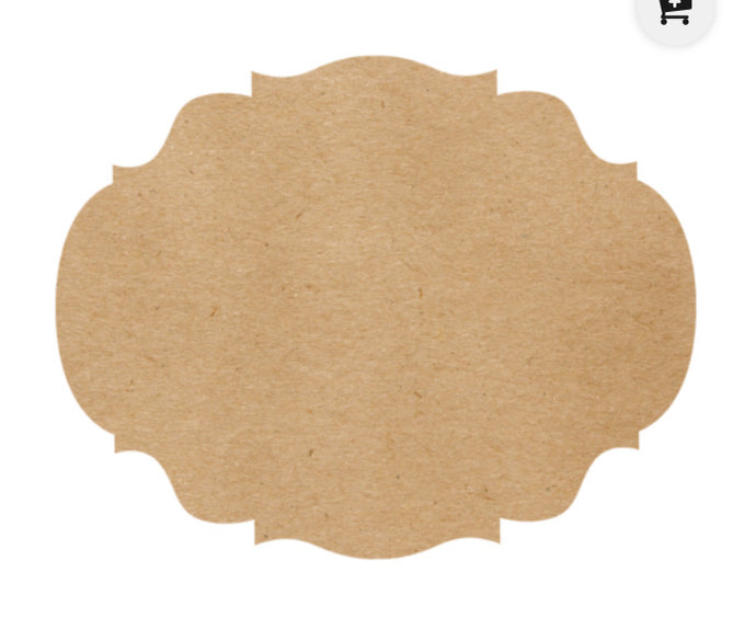 Placemats, Kraft French Frame (Set of 12)
