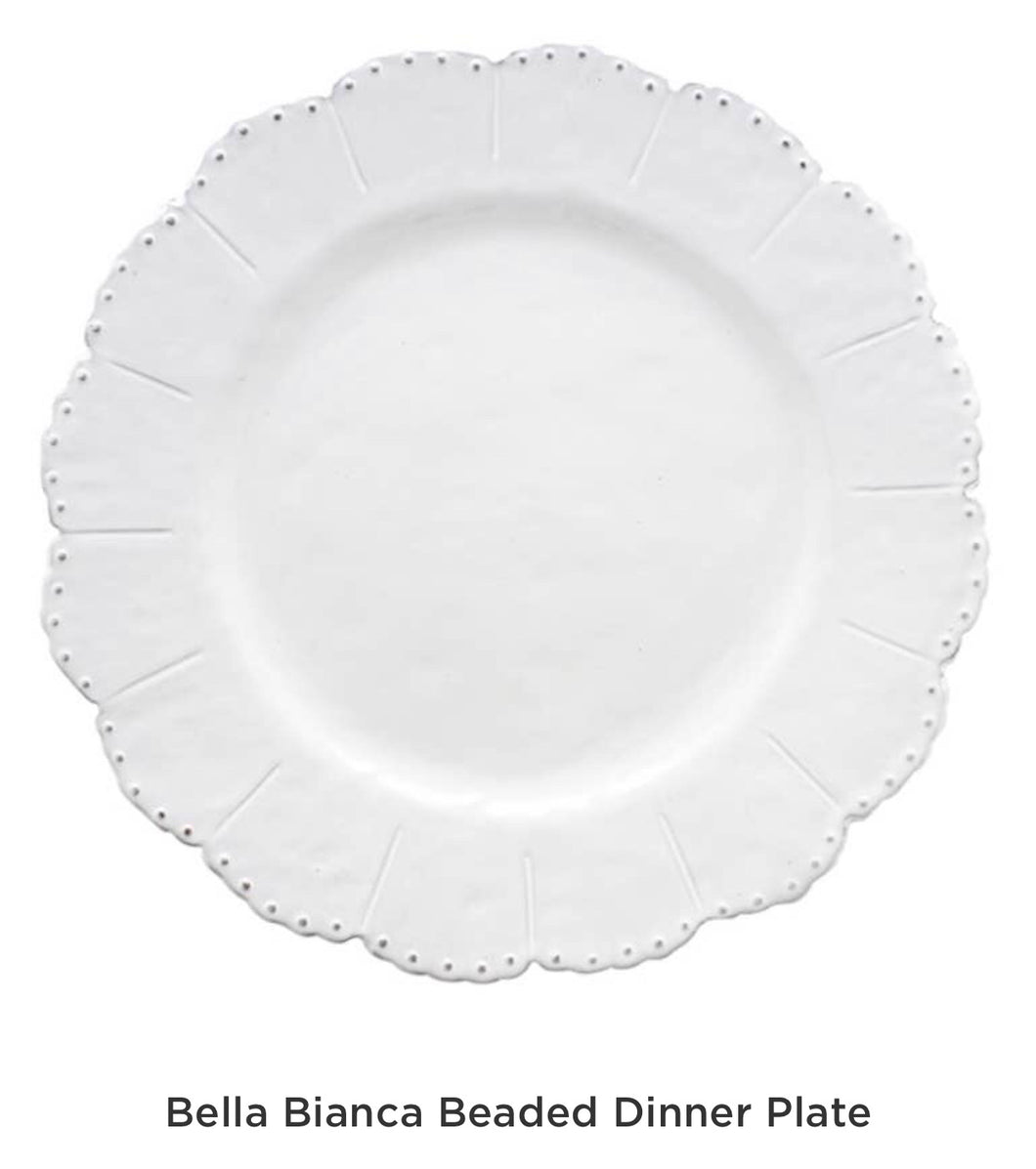 Plates, Italian Beaded Dinner (Set of 4)