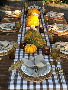 Legends of the Fall Harvest Tablescape Kit-Taupe Napkins