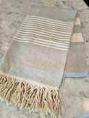 Topper, Striped Blue and White