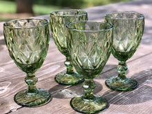 Goblets, Green (Set of 4)