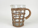 Pitcher, Wicker Wrapped