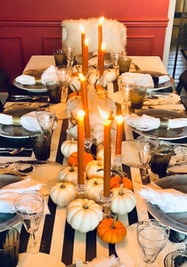 Candles, Sienna Orange 18” Tapers, 1 dozen