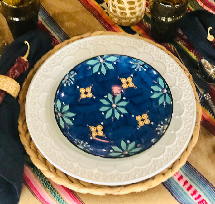 Plates, Salad Blue (Set of 4)