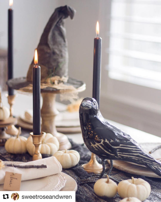 Candles, Black 18” Tapers, 1 dozen