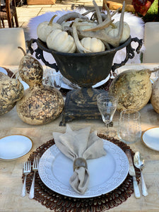 Legends of the Fall Tablescape Kit Ultra Edition-Neutral | Table Terrain masculine centerpieces, elegant non floral table centerpieces, rustic fall table decorations