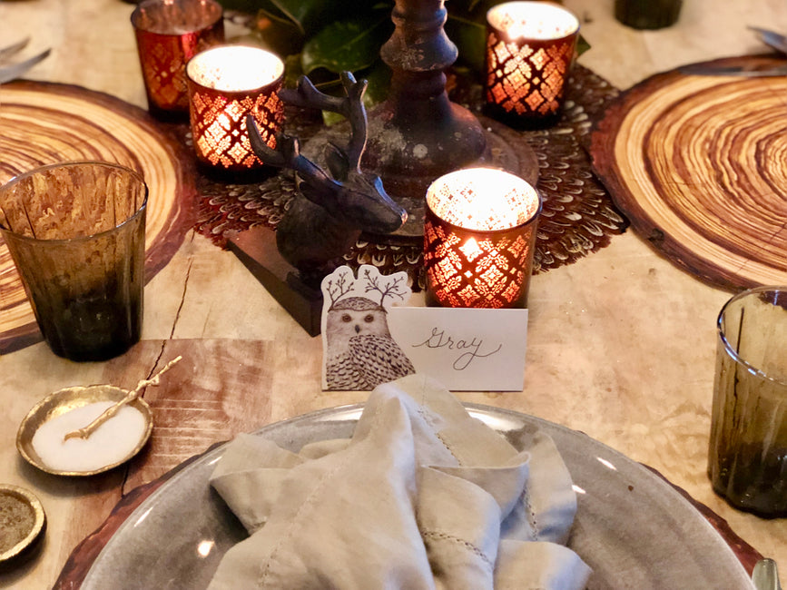Place cards, Owl (Set of 12)