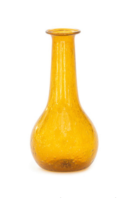 Vase, Amber Glass (Set of 3)