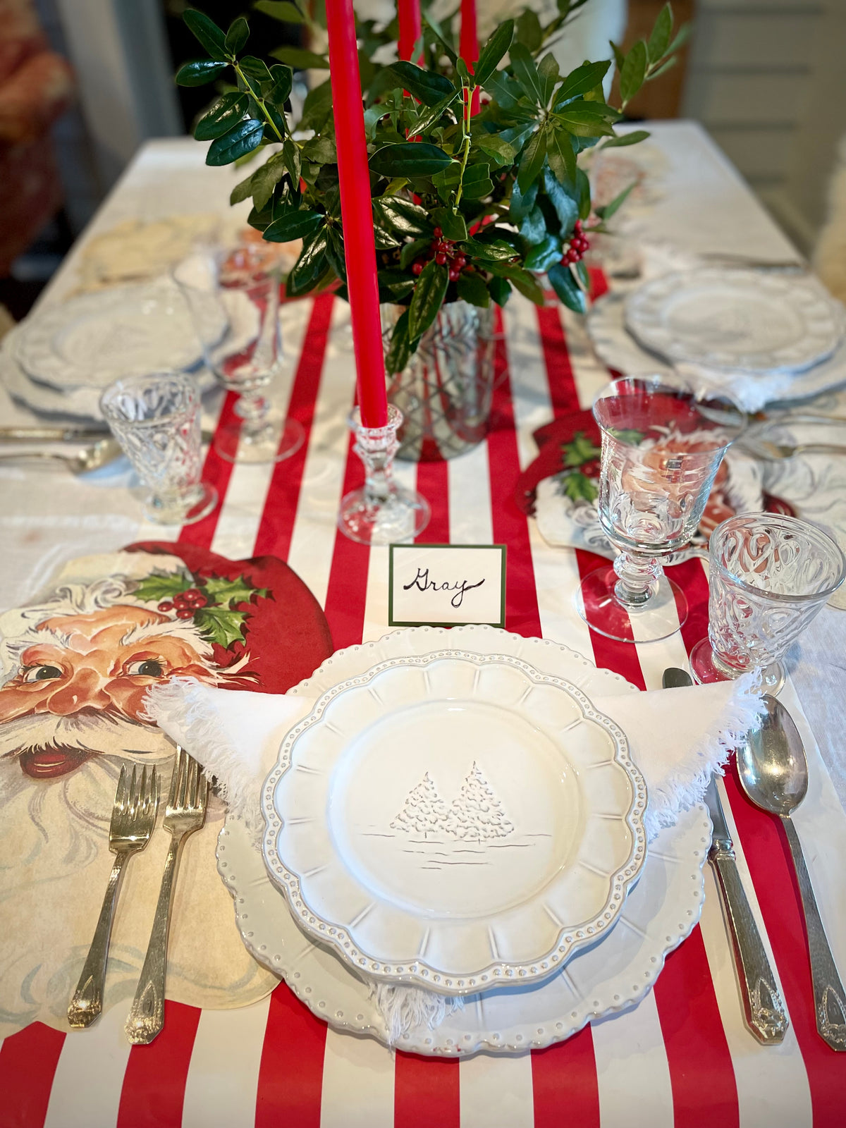 White stonewashed linen napkins, set of eight, for year-round entertaining