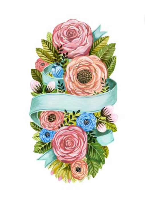Place cards, Floral Bouquet (Set of 12)