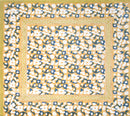 Tablecloth, French Gold & Blue