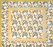 Tablecloth, French Gold & Blue