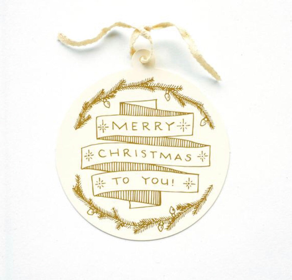 Gift Tags, Merry Christmas.