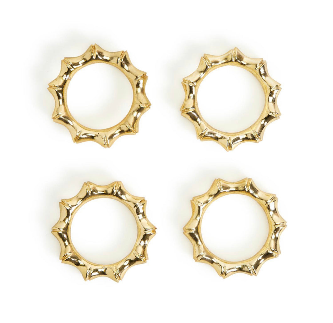 Napkin Ring, Bamboo Gold (Set of 4)